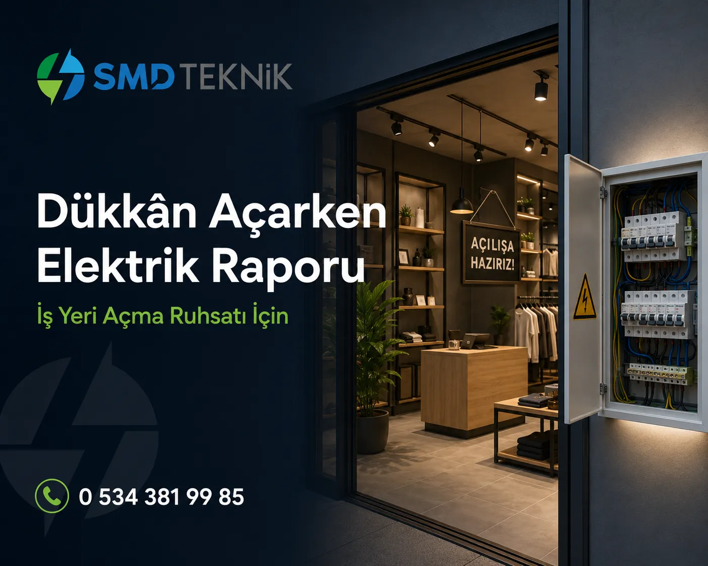 Dükkân Açarken Elektrik Raporu Gerekir mi?