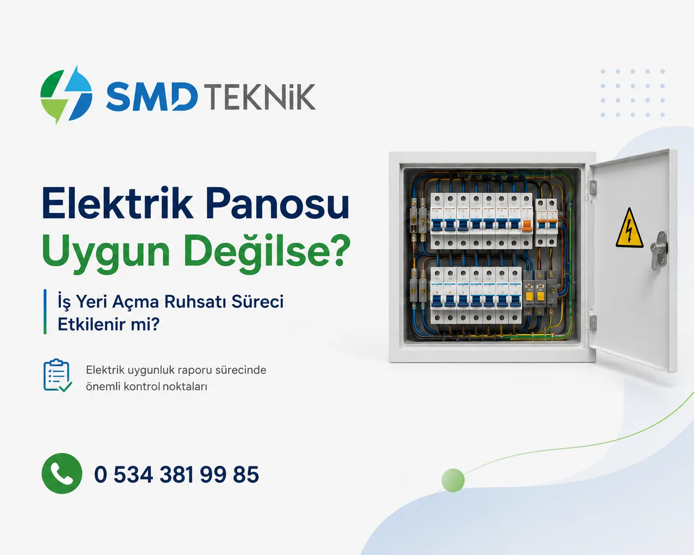 Elektrik Panosu Uygun Değilse İş Yeri Açma Ruhsatı Süreci Etkilenir mi?