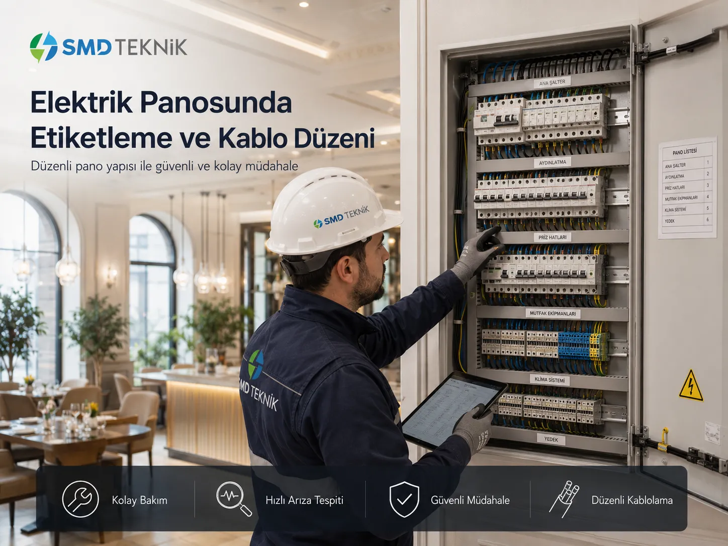 Elektrik Panosunda Etiketleme ve Kablo Düzeni Neden Önemlidir?