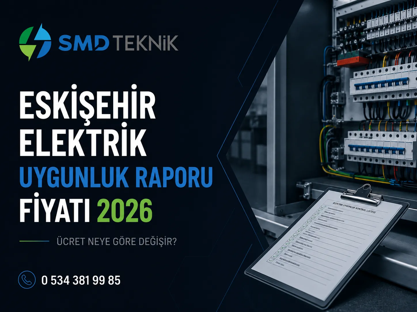 Eskişehir Elektrik Uygunluk Raporu Fiyatı 2026 | Ücret Neye Göre Değişir?