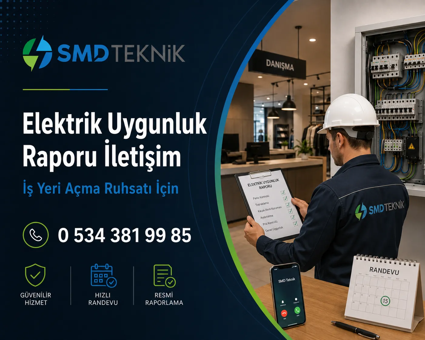 Eskişehir Elektrik Uygunluk Raporu İçin İletişim ve Randevu Süreci