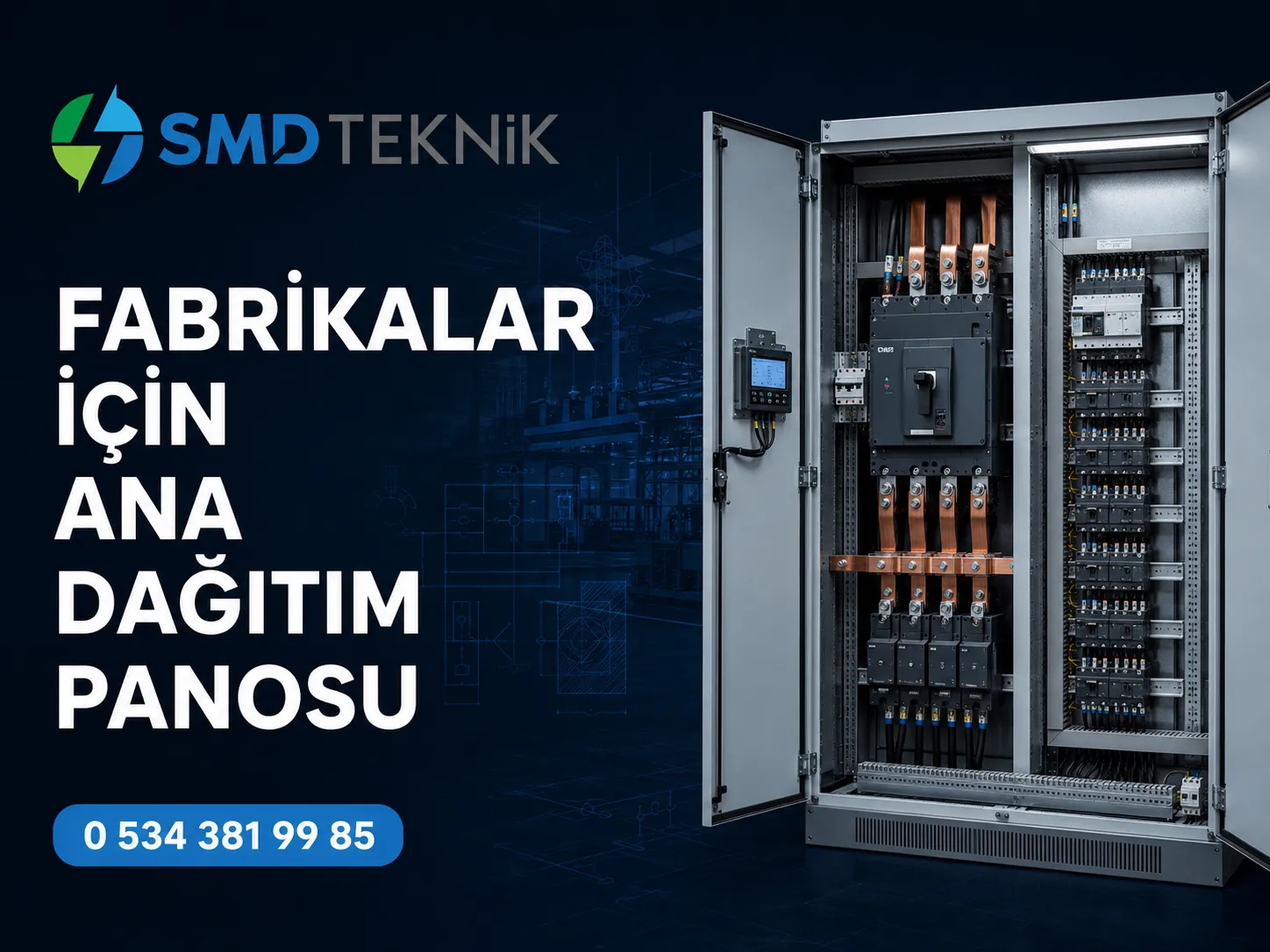 Fabrikalar İçin Ana Dağıtım Panosu Seçimi ve İmalatı