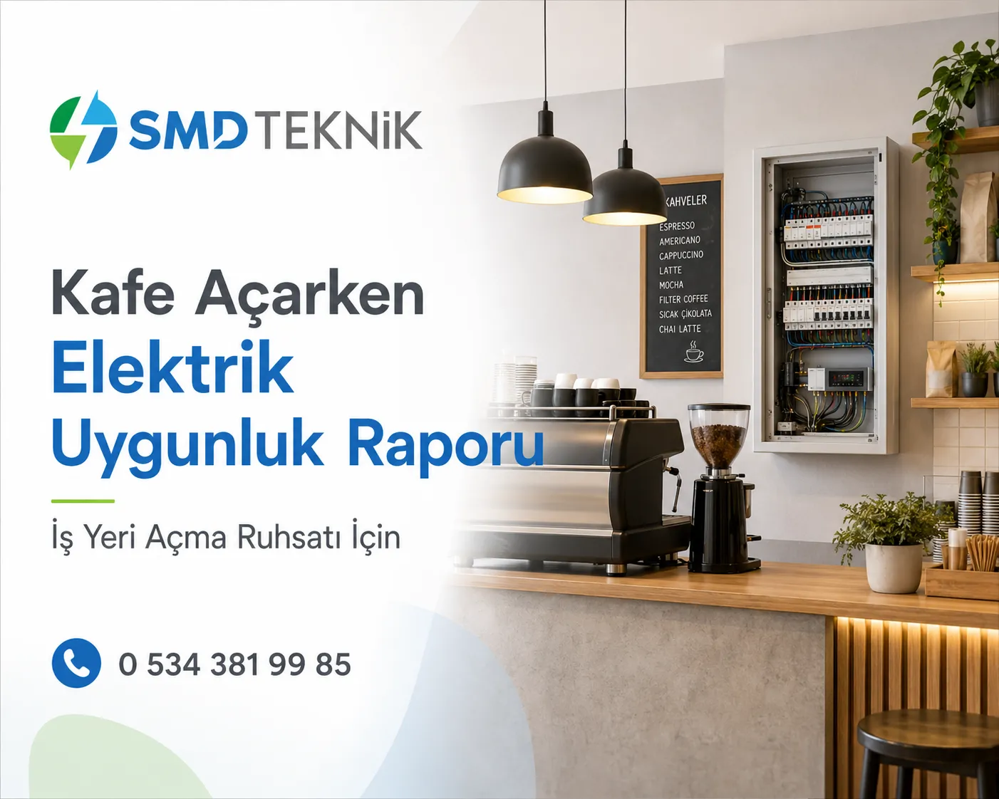 Kafe Açarken Elektrik Uygunluk Raporu Gerekir mi?