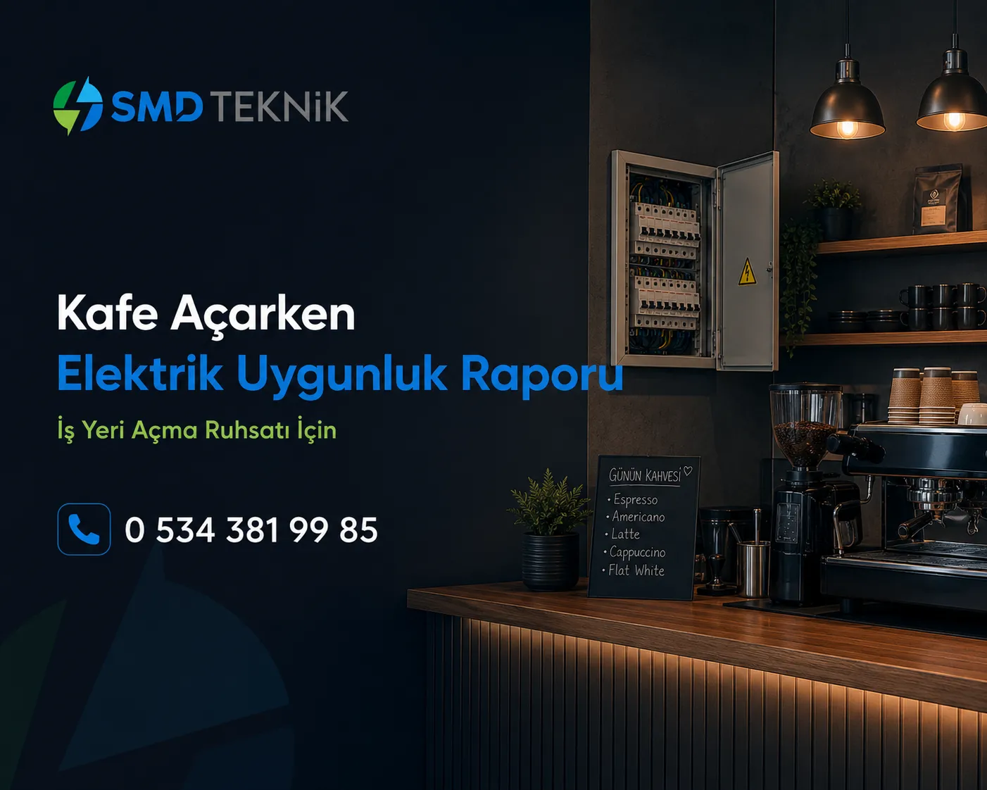 Kafe Açarken Elektrik Uygunluk Raporu Gerekir mi?