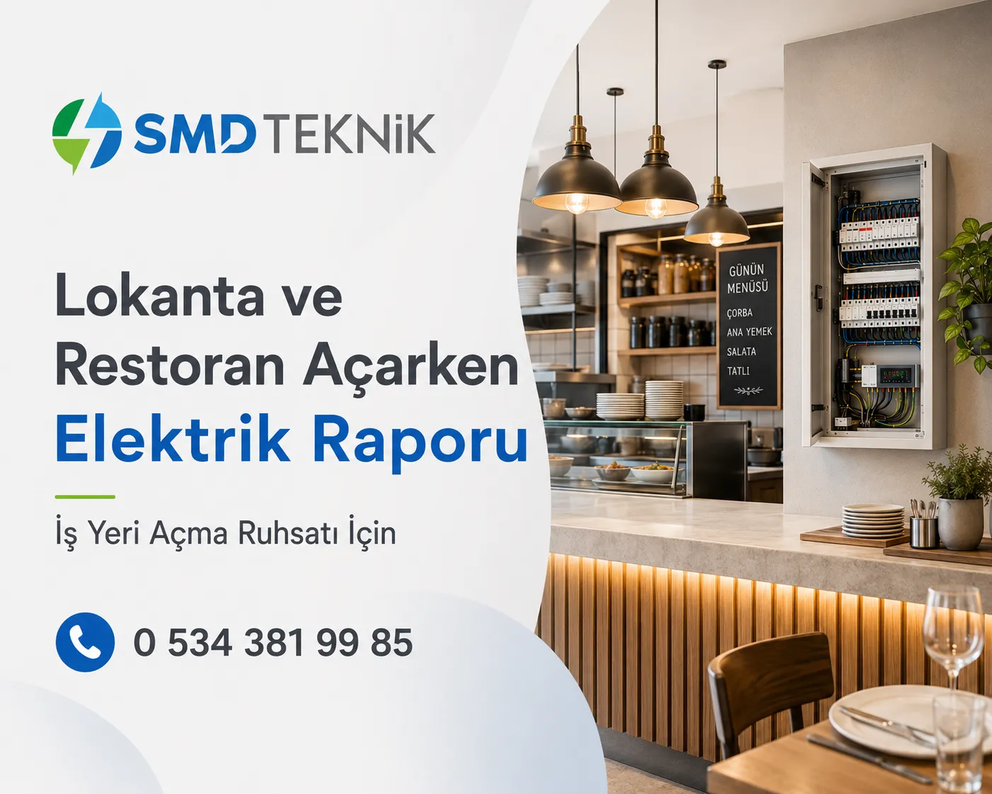 Lokanta ve Restoran Açarken Elektrik Raporu Gerekir mi?