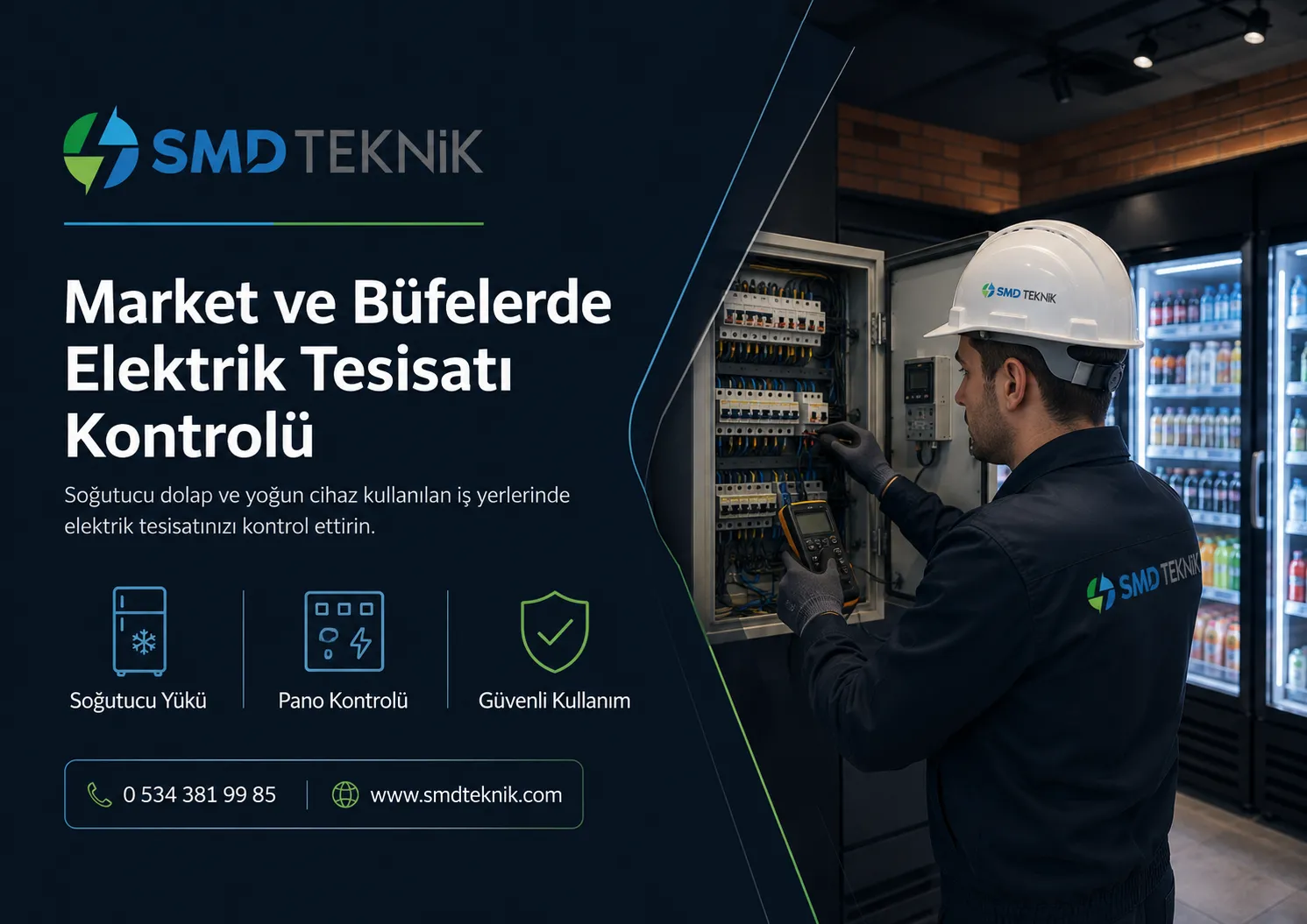 Market ve Büfelerde Elektrik Tesisatı Kontrolü Neden Önemlidir?