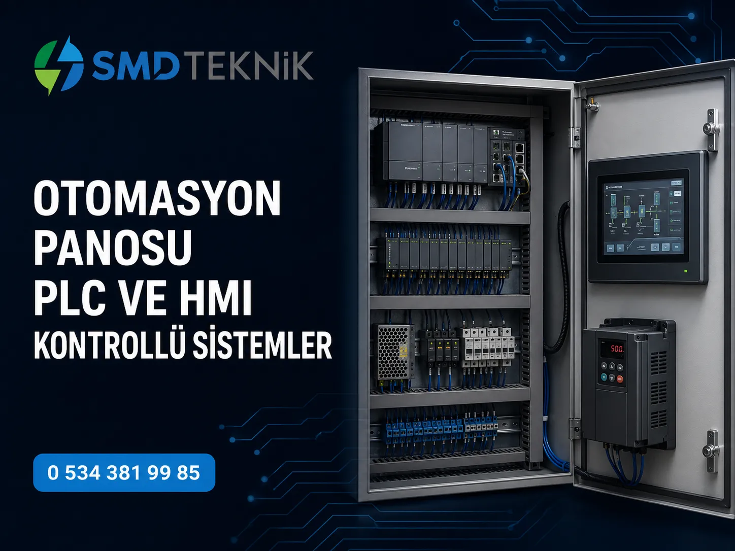 Otomasyon Panosu İmalatı: PLC ve HMI Kontrollü Sistemler
