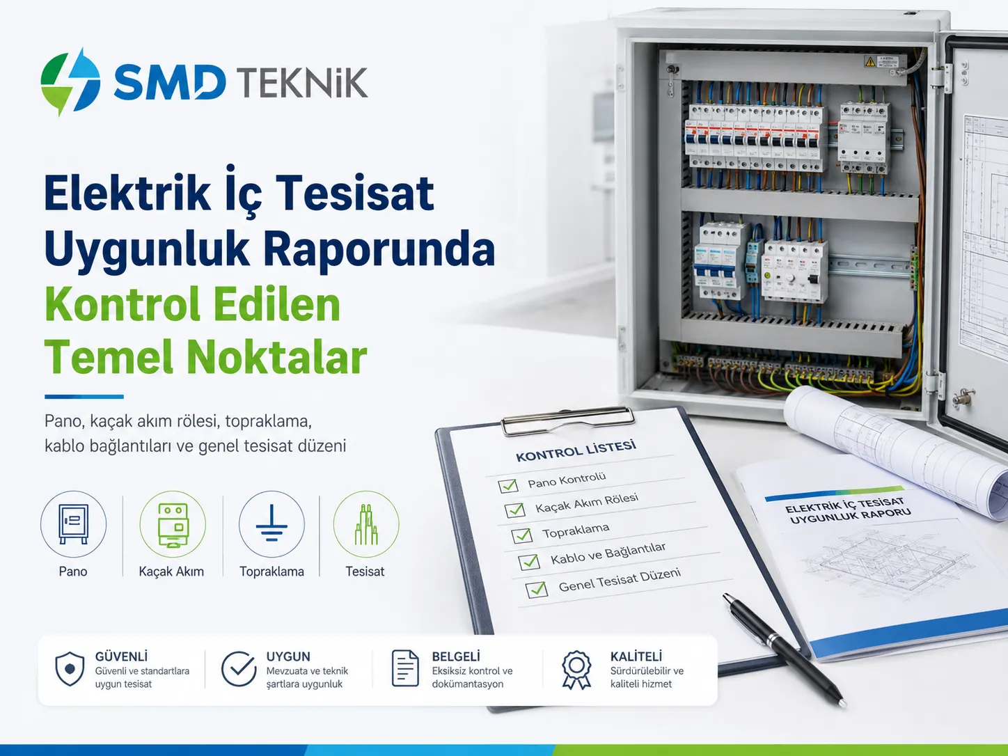 Elektrik İç Tesisat Uygunluk Raporunda Kontrol Edilen Temel Noktalar