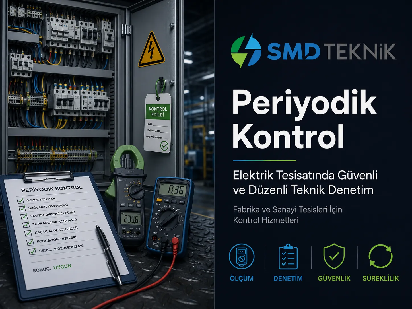 Elektrik Tesisatı Periyodik Kontrolü ile Güvenli İşletme Süreçleri