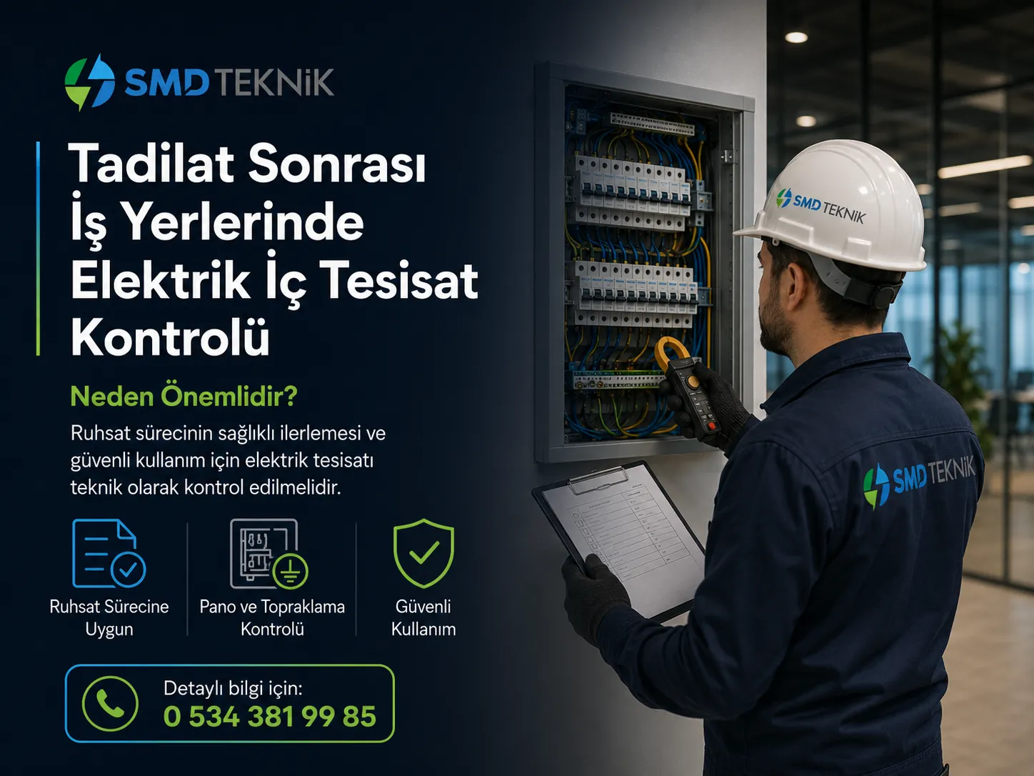 Tadilat Sonrası İş Yerlerinde Elektrik İç Tesisat Kontrolü Neden Yapılmalıdır?