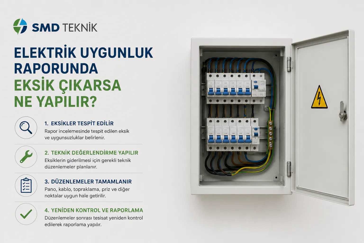Elektrik Uygunluk Raporunda Eksik Çıkarsa Ne Yapılır?