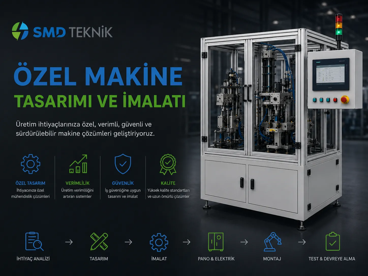 Özel Makine Tasarımı ve İmalatı Nedir?